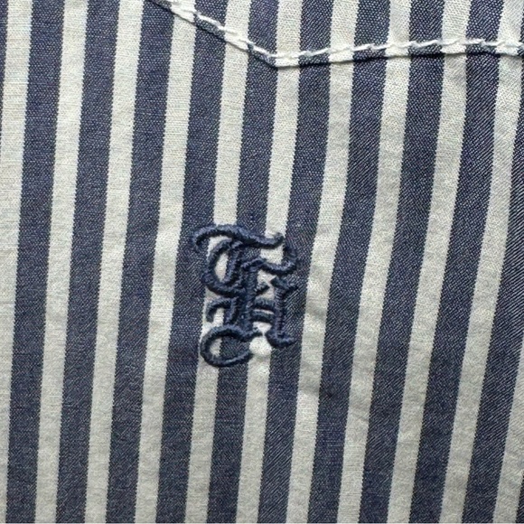 Tommy Hilfiger Men's Long Sleeve Button Down Striped Shirt size XL Business - Picture 5 of 7